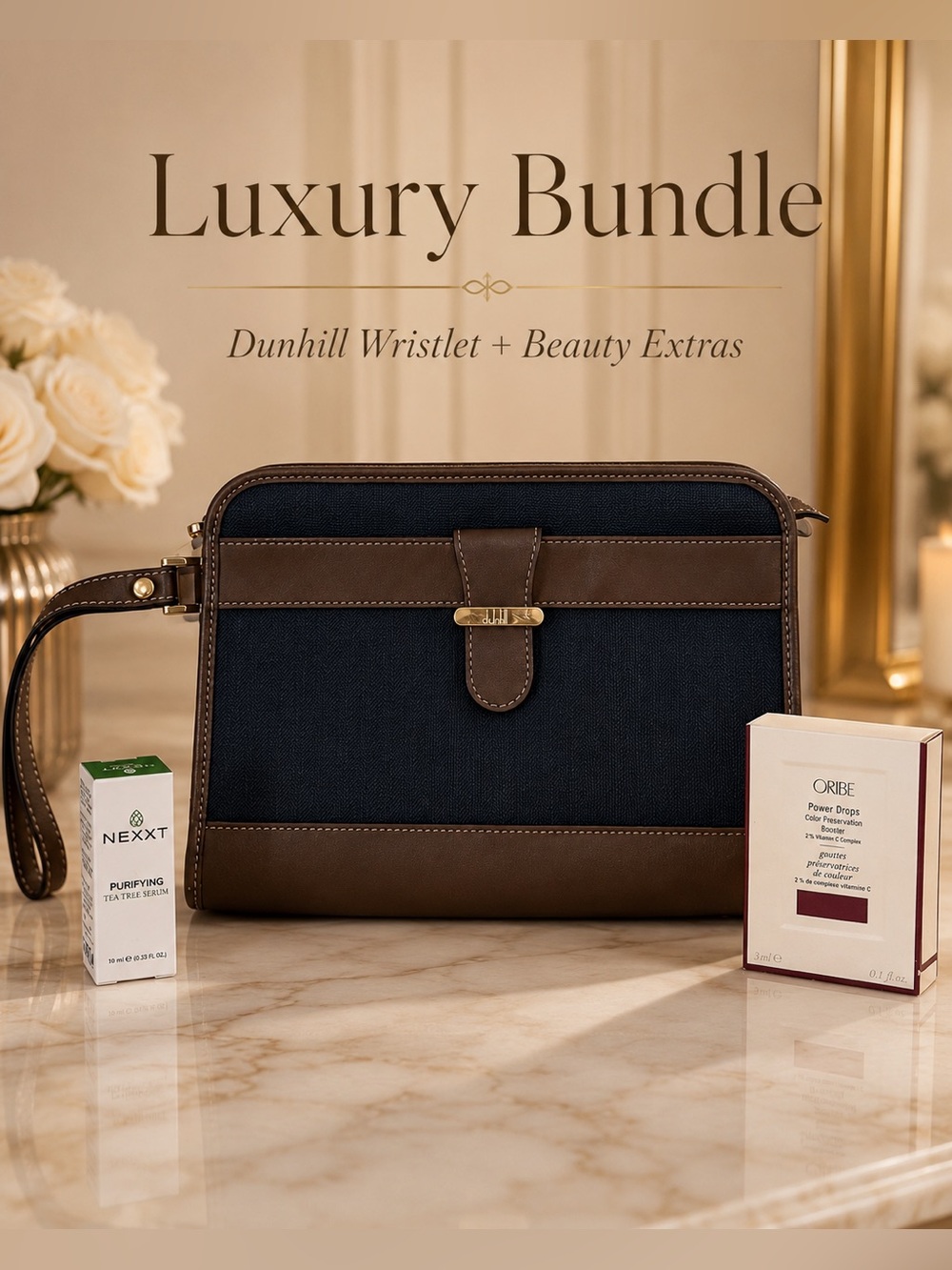 ✨ DUNHILL LUXURY WRISTLET & BEAUTY BUNDLE ✨ EST. RETAIL VALUE $500+ ✨